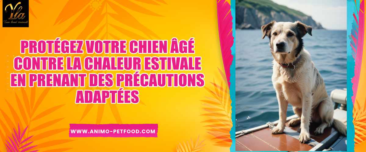Protégez votre chien âgé contre la chaleur estivale en prenant des précautions adaptées